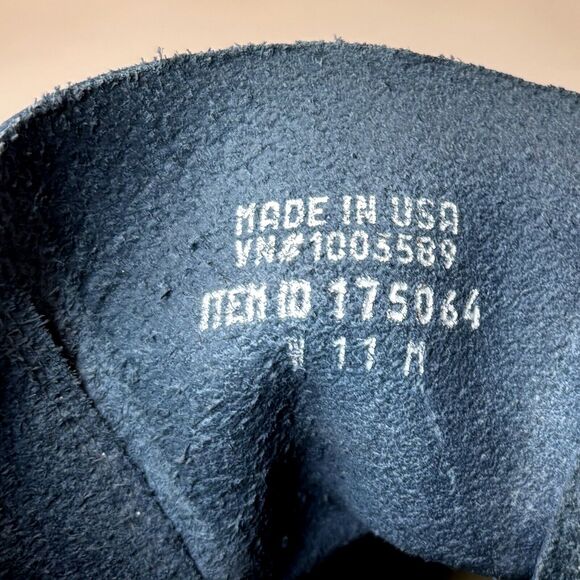 LL Bean Boots Women's Leather‎ Raven Blue Classic Bean Boots Made in USA Size 11 - Picture 10 of 11